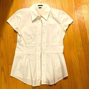 Theory White Button-down